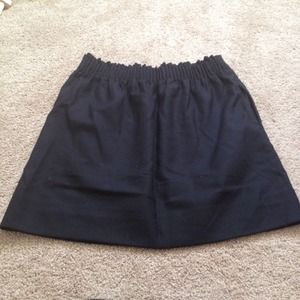 Bundle!!! Jcrew black /blue wool high waisted mini