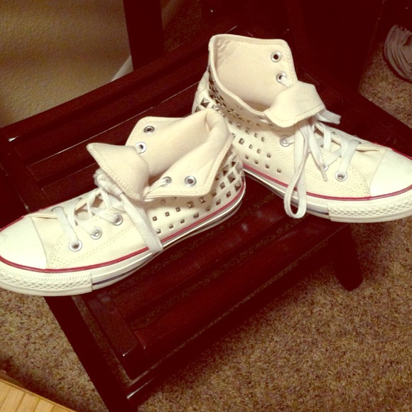 Brand new studded converse