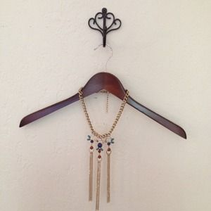 Anthropologie Stone Tassel Necklace