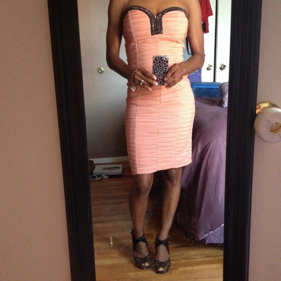 Strapless dress