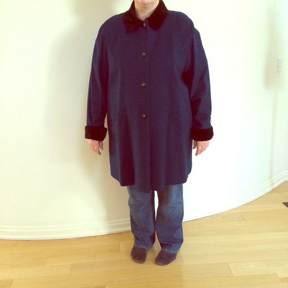 PLUS SIZE ALFRED DUNNER 3/4 Length Wool Coat - Picture 1 of 4