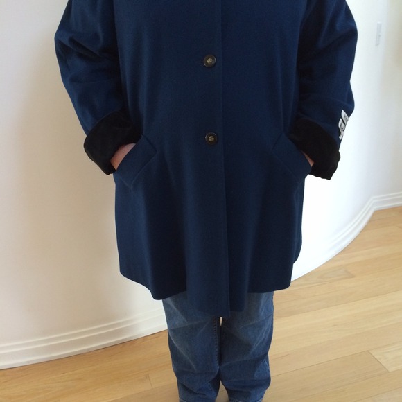 PLUS SIZE ALFRED DUNNER 3/4 Length Wool Coat - Picture 2 of 4