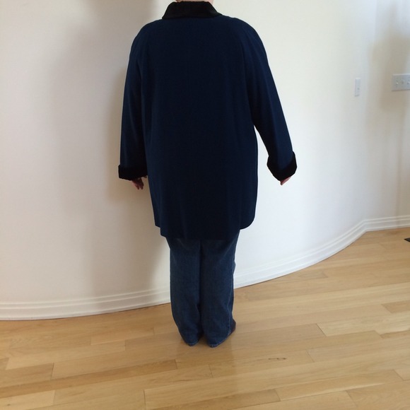 PLUS SIZE ALFRED DUNNER 3/4 Length Wool Coat - Picture 4 of 4