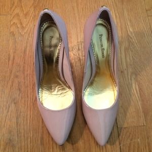 Pedro del Hierro Nude Patent Leather Heels