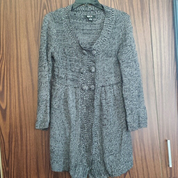 Style and co gray and black sweater dress