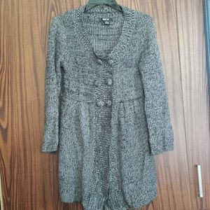 Style and co gray and black sweater dress