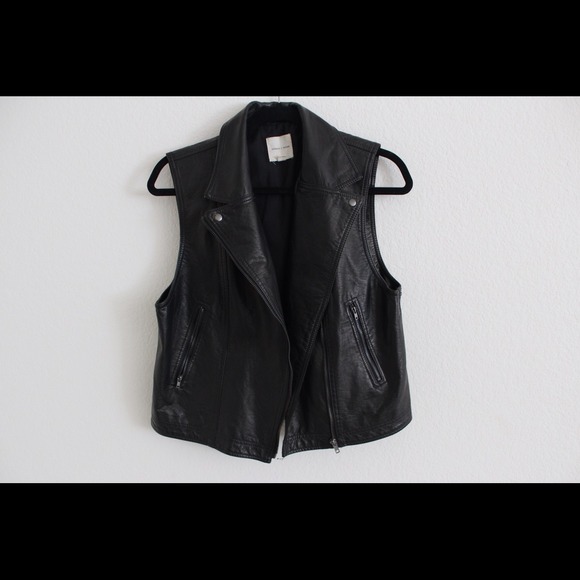 UO Faux Leather Vest