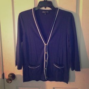 Navy cardigan