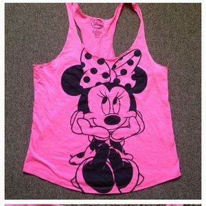 Hot Pink Minnie Mouse Tank