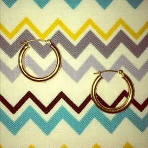 Gold Hoop Earrings