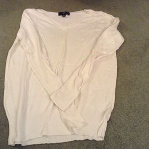 Mossimo white long sleeve XL sweater