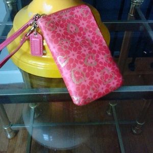 Coach wristlet