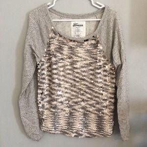 Express Sequin front sweatshirt