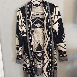 Aztec cozy knit sweater