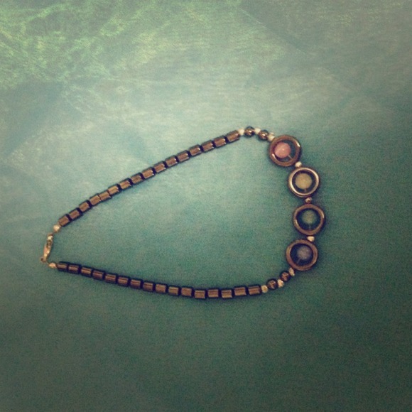 Beaded anklet💜 NWOT