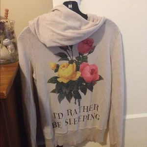 Wildfox zip up hoodie
