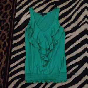 Green tank top