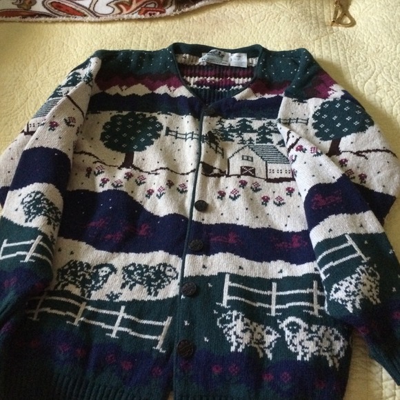 Sweater cardigan very heavy