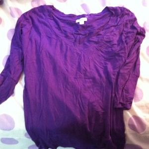 Purple shirt