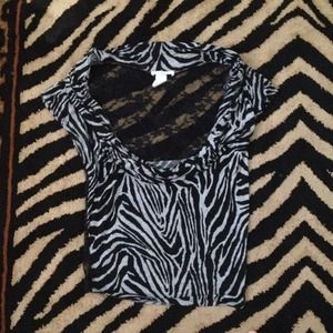 Zebra blouse