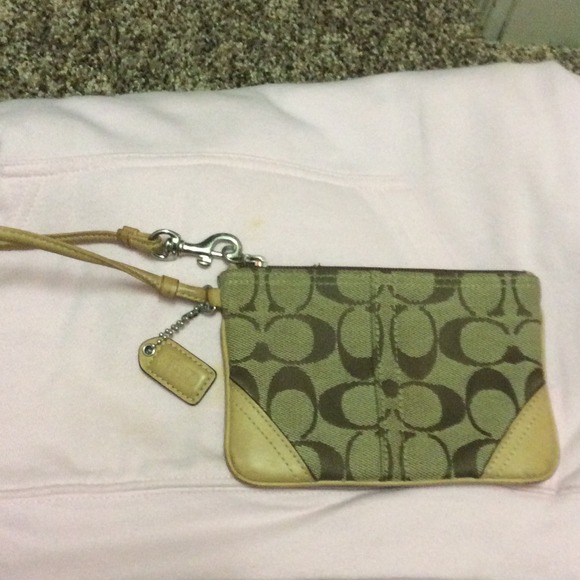 small Coach Wristlet