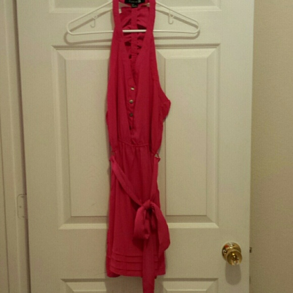 Hot pink Forever 21 dress