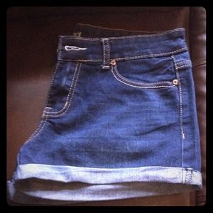 Denim shorts