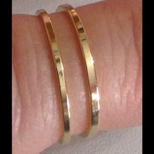 Set of 2 midi/knuckle rings size 5