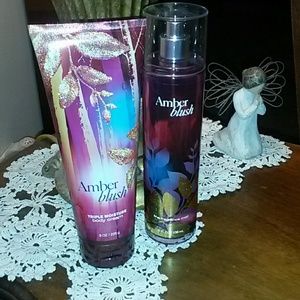 SOLD Brand new BBW Amber Blush body spray & lot