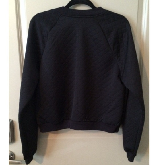 Black Bomber Jacket - Picture 2 of 2