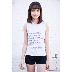 🌀26🌀Brandy Melville Ayn Rand Tank