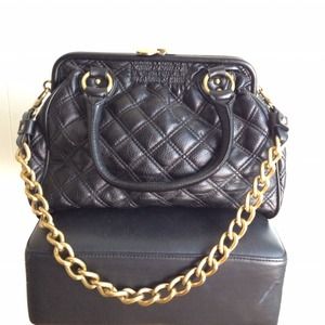 Faux Leather Satchel