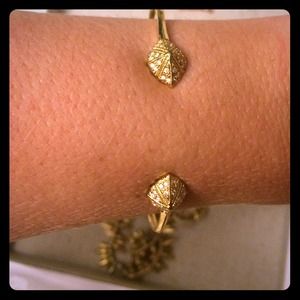 Stella & Dot gold Eden bangle