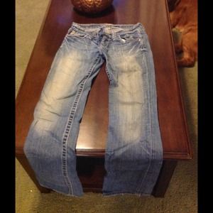 Big start medium wash jeans