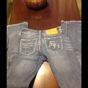 Ed hardy light wash jeans