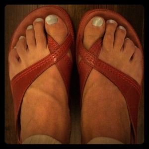 Cutest red sandals!