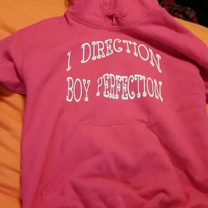 Pink 0ne direction hoodie