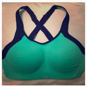BUNDLE victorias secret sports bra & leopard cardi