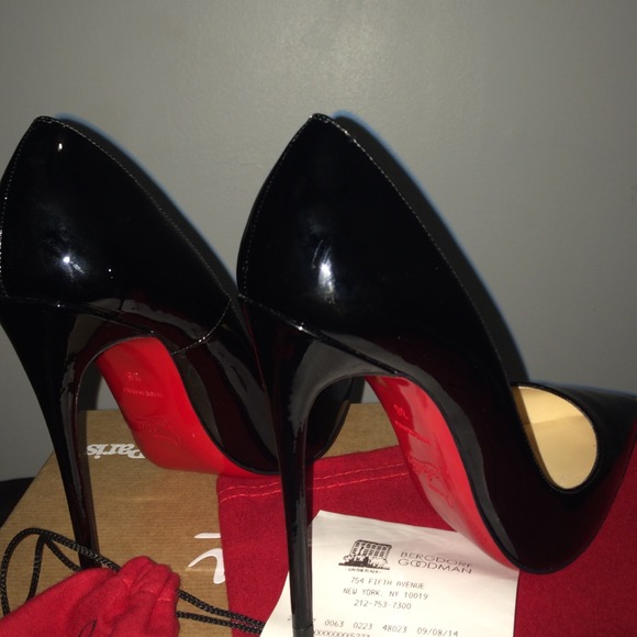 💢SOLD💢 so Kate's patent black pumps authentic - Picture 3 of 4