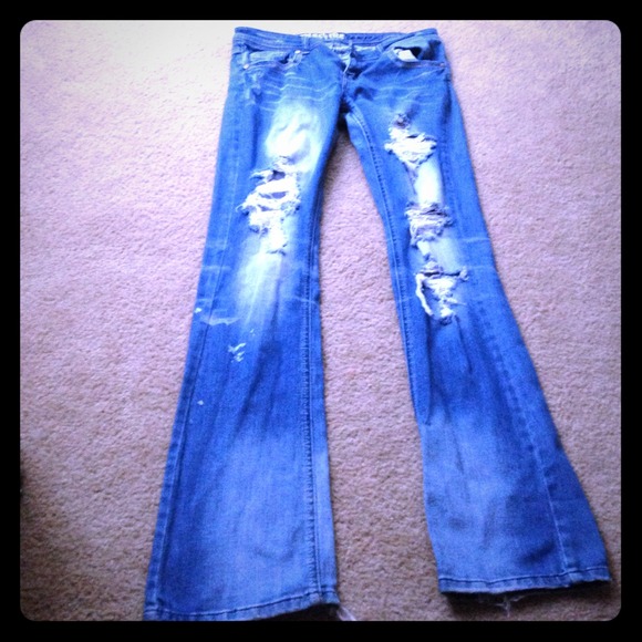 Faded jeans