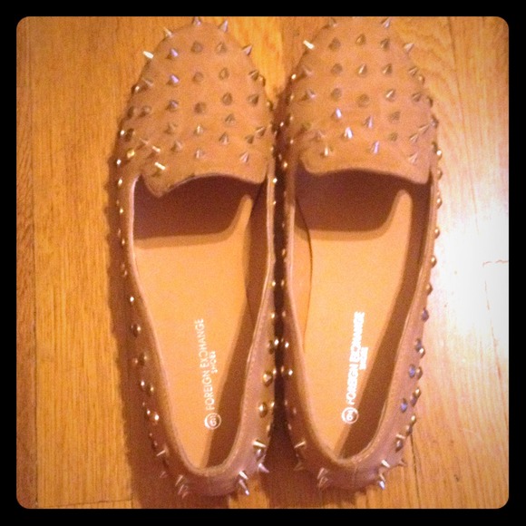Foreign Exchange studded shoes.
