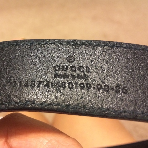 Authentic Gucci Leather Belt