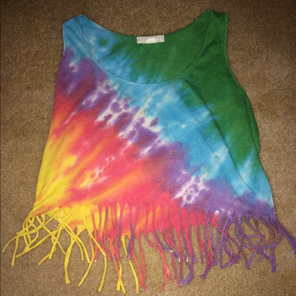 Tye dye crop top