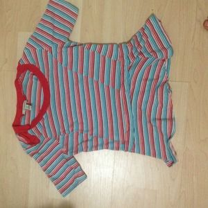 Cute peplum t shirt size s
