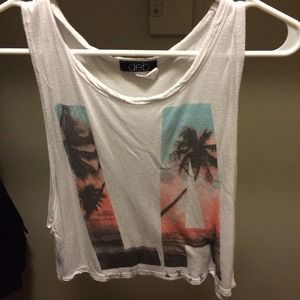 L.A. Cropped tank