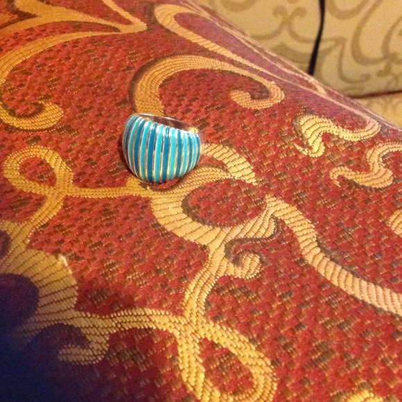 Turquoise & silver ring