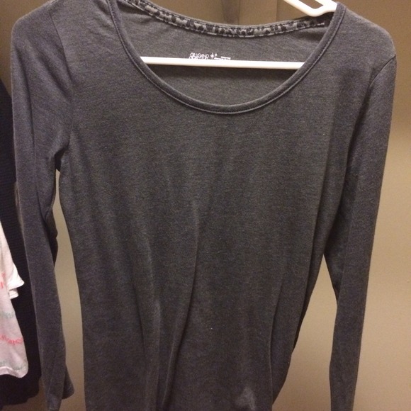 Gray pajama top