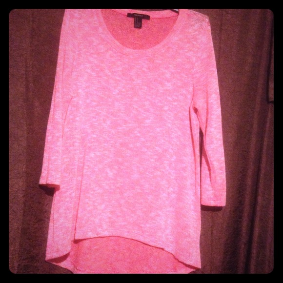 TRADED Neon Pink Hi-low Sweater
