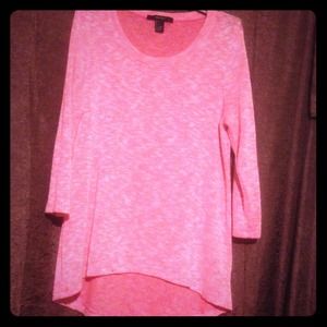 TRADED Neon Pink Hi-low Sweater