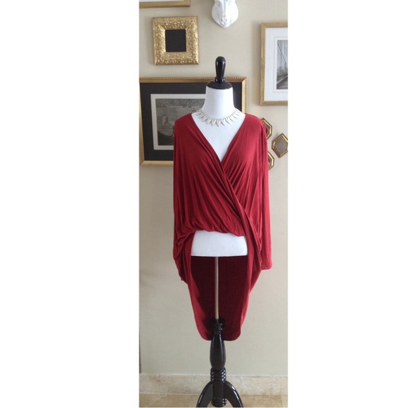 Trendy Draped top (short in front & long the back) - Picture 2 of 4